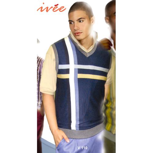 Silversilk Marine Knitted Silk Blend Vest #V110